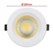 Luminária Spot Led Cob Redondo 10w Branco Luz-dia Impac