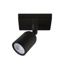 Luminária spot led direct mr16 base linear 1x4w preto