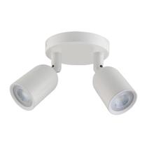 Luminária Spot Led Duplo Direcionável Circular Branco Frio Taschibra Luminária Spot Led Duplo Direcionável Circular Branco Frio Taschibra