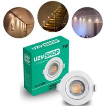 Luminária Spot LED Embutir 7W/5W Bivolt Quadrado/Redondo Preto/Branco Quente/Frio Design Versátil Luminária Spot LED Embutir 7W/5W Bivolt Quadrado/Redondo Preto/Branco Quente/Frio Design Versátil