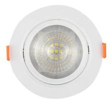 Luminária Spot Led Redondo 5w Luz Branco Frio Direcionável Embutir Bivolt 110/220 Forro Pvc Gesso Sala Quarto Cozinha Corredor Comercio