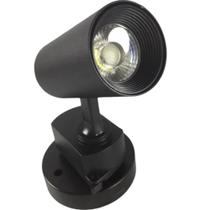 Luminária Spot Led Trilho 10w Preto Frio 6000k Luminária Spot Led Trilho 10w Preto Frio 6000k