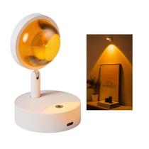 Luminária Spot Luz De Parede Cabeceira Magnética Touch Led Amarela Arandela Luminária Spot Luz De Parede Cabeceira Magnética Touch Led Amarela Arandela