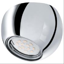 Luminária Spot Poli Embutir Cromado 1 Lamp. - Eglo Luminária Spot Poli Embutir Cromado 1 Lamp. - Eglo