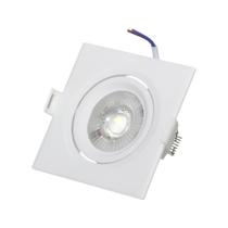 Luminária Spot Quadrada Branco 5W 6500K Western