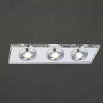 Luminária Spot Retangular Triplo - 40w