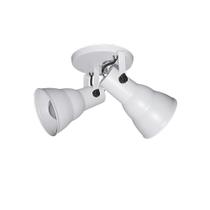 Luminária spot taschibra circular hol 2xe27 branco/preto