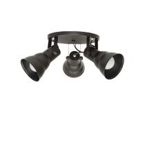 Luminária spot taschibra circular hol 3xe27 branca/preta Luminária spot taschibra circular hol 3xe27 branca/preta