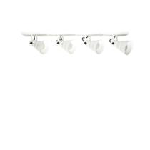 Luminária spot taschibra linear hol 4xe27 branco/preto
