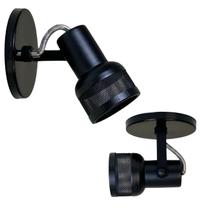 Luminária Spot Tela Sobrepor Alumínio Direcionável Bivolt Volts Bocal Comum E27