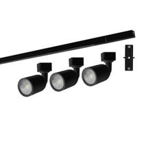 Luminária Spot Trilho Taschibra Direct 6500K, Preto Luminária Spot Trilho Taschibra Direct 6500K, Preto