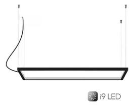 Luminária Squadra Perfil 1,2mx1,2m Led Quadrado Suspenso Luminária Squadra Perfil 1,2mx1,2m Led Quadrado Suspenso