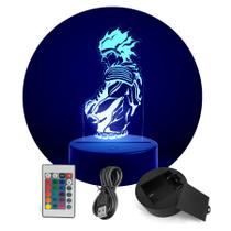 Luminária Star Platinum Jojo's RGB Controle+Toque