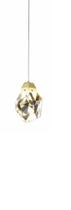 Luminaria starlux roca fl01cmg ouro fosco+ transparente Luminaria starlux roca fl01cmg ouro fosco+ transparente