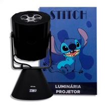 Luminária Stitch Projetor Luzes LED Disney Portátil A Pilha