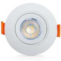 Luminária Superled Mini Spot Redondo Branco 3 Watts 4000K - 05610A - OUROLUX
