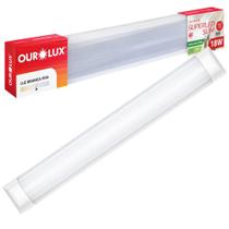 Luminária SuperLed Slim de Sobrepor 18W 6500K Bivolt Ourolux