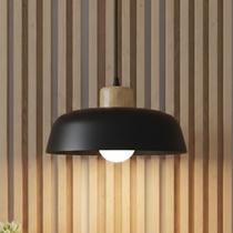 Luminária Suporte Pendente LED Bivolt Redonda Gourmet Adaptável Ambientes Teto Elegante