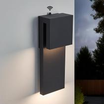 Luminária Tarentlight 2x8,5W LED Dusk to Dawn Black
