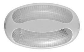 Luminária Tartaruga Branca Oval - Pavilonis