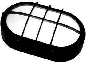 Luminária Tartaruga de LED Oval Preto Taschibra - TTL 05