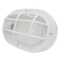 Luminária Tartaruga Ilumi E27 Espiral até 25W U até 23W ABS Tampa Policarbonato Branca