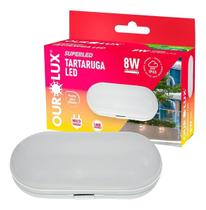 Luminária Tartaruga Led Oval 8W Frio 6500K Ip65 Luminária Tartaruga Led Oval 8W Frio 6500K Ip65