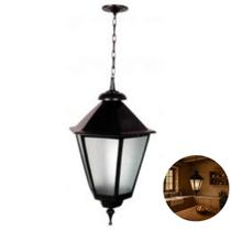 Luminária Teto Colonial Aluminio com Corrente Italiana Grande Luminária Teto Colonial Aluminio com Corrente Italiana Grande