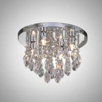Luminária Teto Hevvy Plafon De Cristal 4 Lamp. G9 My 94743