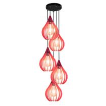 Luminária Teto Lustre pendente balcão cozinha sala 5 chile