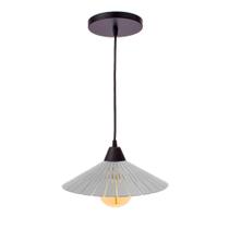 Luminária Teto Lustre Pendente Balcão Cozinha Sala Mdf Cabo Cor:branco. - Qualidade Impecável!
