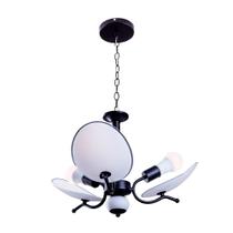 Luminária Teto Lustre Sala de Jantar Vidro Ricko 3 Lâmpadas E27 Bivolt Luminária Teto Lustre Sala de Jantar Vidro Ricko 3 Lâmpadas E27 Bivolt