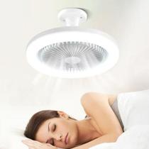 Luminária Teto Luz Led Ventilador Lâmpada Silencioso Bivolt