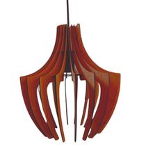 Luminária Teto tipo Pendente ARANHA MDF - Completa