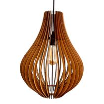 Luminária Teto tipo Pendente ÁUSTRIA em MDF - Completa Luminária Teto tipo Pendente ÁUSTRIA em MDF - Completa