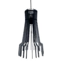 Luminária Teto tipo Pendente BANGKOK MDF - Completa