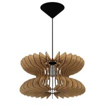 Luminária Teto tipo Pendente COBRA MDF - Completa