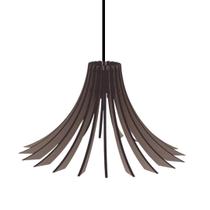 Luminária Teto tipo Pendente DALIA MDF - Completa - Cor: Marrom Luminária Teto tipo Pendente DALIA MDF - Completa - Cor: Marrom