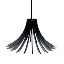 Luminária Teto tipo Pendente DALIA MDF - Completa - Cor: Preta