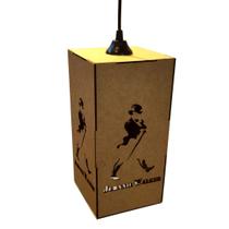 Luminária Teto tipo Pendente DANIELS MDF - Completa Luminária Teto tipo Pendente DANIELS MDF - Completa