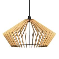 Luminária Teto Tipo Pendente Dejavu Mdf Completa - MDF Cru