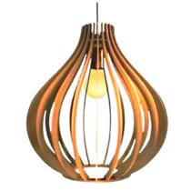 Luminária Teto tipo Pendente FILIPINAS MDF - Completa
