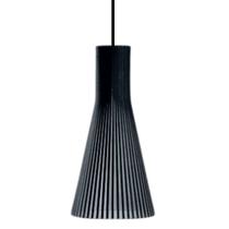Luminária Teto tipo Pendente FUNIL MDF - Completa - Cor: Preta Luminária Teto tipo Pendente FUNIL MDF - Completa - Cor: Preta