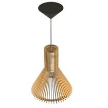 Luminária Teto Tipo Pendente Funil Mdf Completa - MDF Cru Luminária Teto Tipo Pendente Funil Mdf Completa - MDF Cru