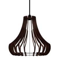 Luminária Teto tipo Pendente GANCHO MDF Completa