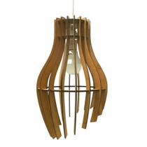 Luminária Teto tipo Pendente GARRA MDF - Completa