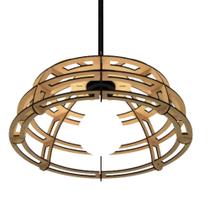 Luminária Teto Tipo Pendente Gruta Mdf - Completa Mdf Cru