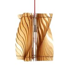 Luminária Teto Tipo Pendente Halley Mdf - Completa Mdf Cru Luminária Teto Tipo Pendente Halley Mdf - Completa Mdf Cru