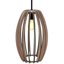Luminária Teto Tipo Pendente Imperial Mdf - Completa Mdf Cru