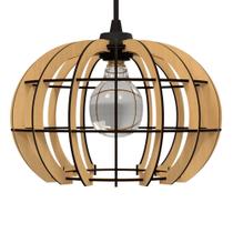 Luminária Teto tipo Pendente MAGNÉTICA MDF - Completa